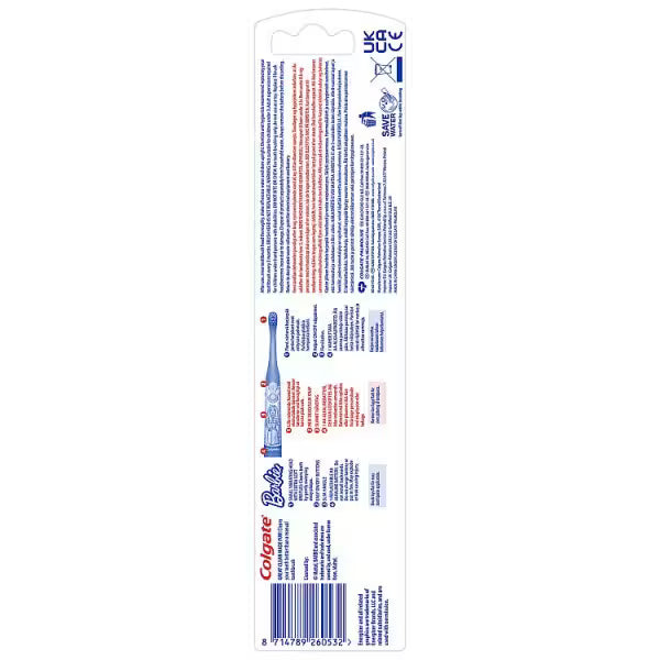 Brosse à dents pour enfants Colgate Extra Douce à piles - Produit britannique