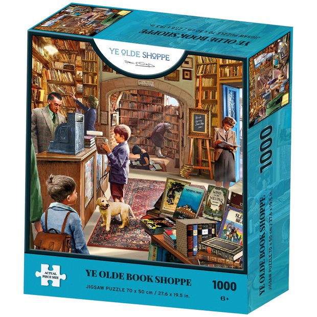 Kidicraft book shop jigsaw puzzle 1000 pieces - British product