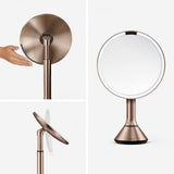 Simplehuman rose gold sensor mirror (British brand)