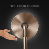 Simplehuman rose gold sensor mirror (British brand)