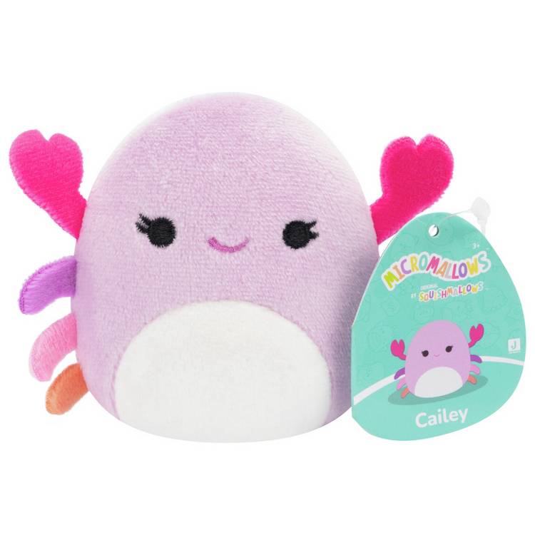 Squishmallows Micromallows 6-pack set of mini plush toys, imported from the UK
