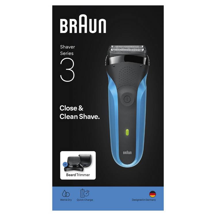 Braun electric shaver Series 3 310BT, UK version