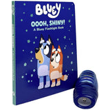 Bluey interactive book and flashlight set (British brand)