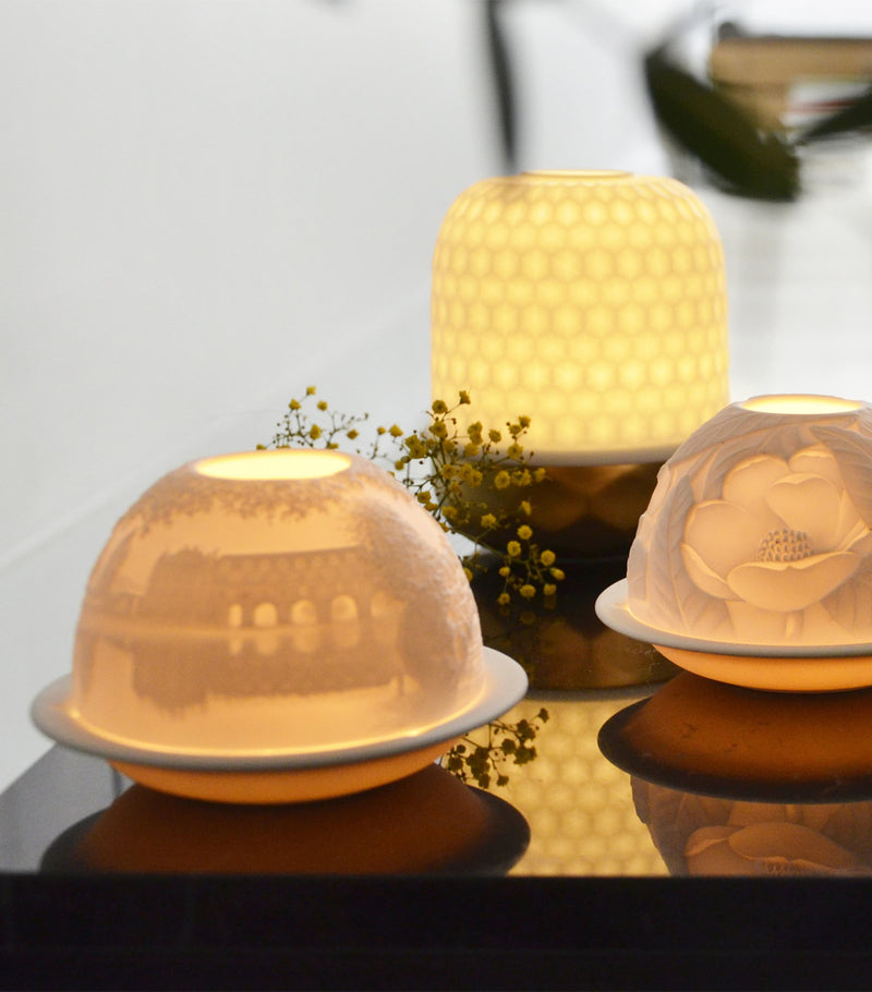 Bernardaud Loire Chateaux LED votive light - British product
