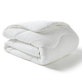 Night Lark cotton waffle coverless duvet set single (British brand)