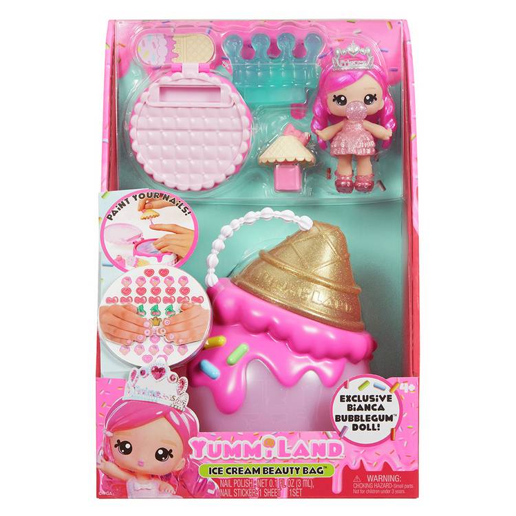 Yummiland Ice Cream Beauty Bag Playset 12 inches, imported from the UK
