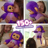 Fingerlings Care 'n' Cuddles interactive baby monkey - British product
