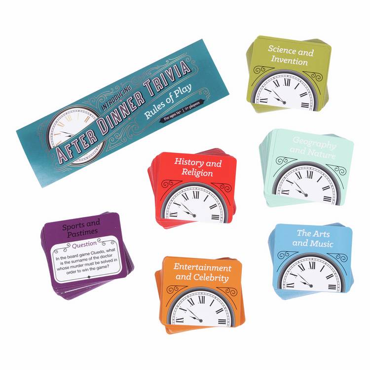 Professor Puzzle After Dinner Trivia Board Game (British brand)