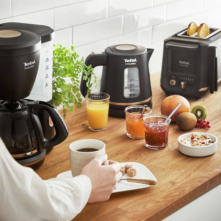 Tefal Includeo Kettle black 1 litre, imported from the UK