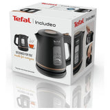 Tefal Includeo Kettle black 1 litre, imported from the UK