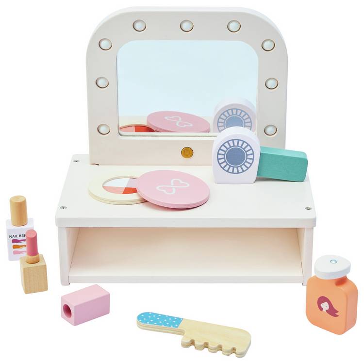 Chad Valley wooden vanity toy set, UK version