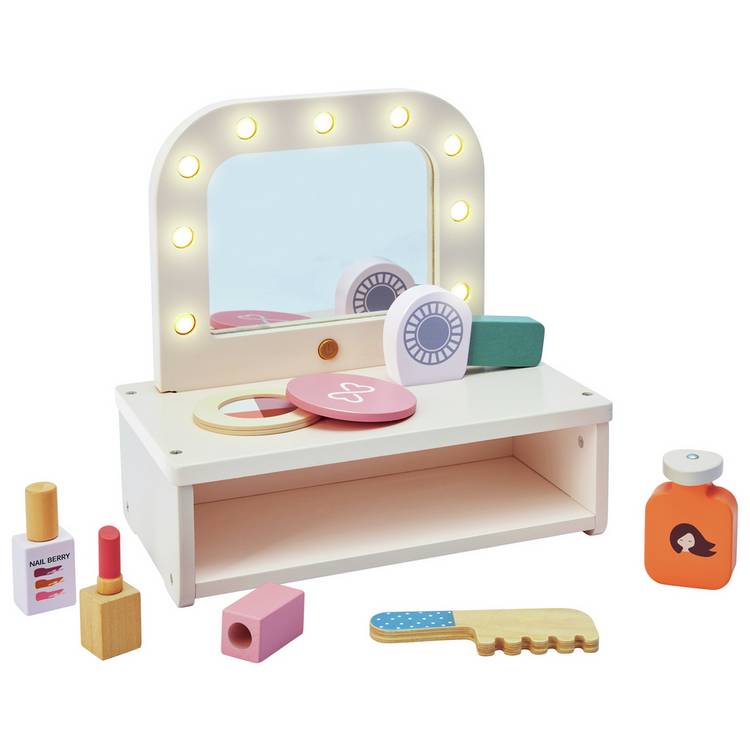 Chad Valley wooden vanity toy set, UK version