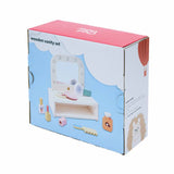 Chad Valley wooden vanity toy set, UK version