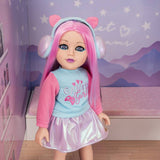 DesignAfriend gamer doll outfit 18 inch - British product