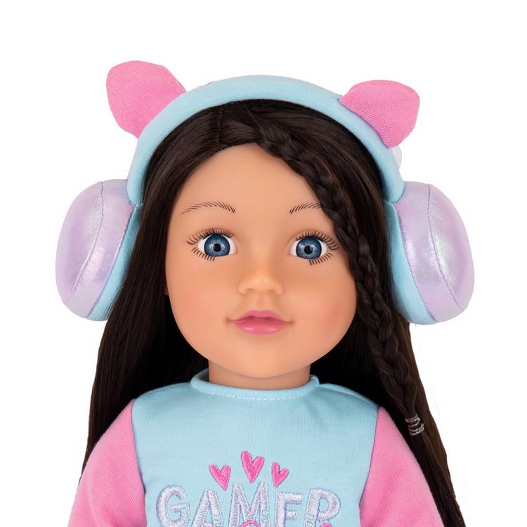 DesignAfriend gamer doll outfit 18 inch - British product