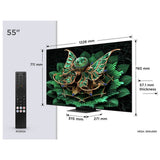 TCL 55C7K 55-inch QD-Mini LED 4K TV (British brand)