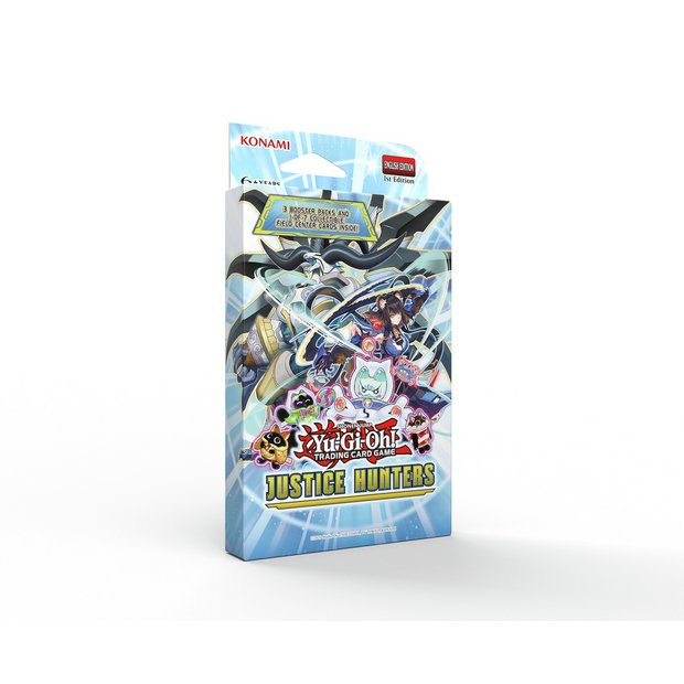 Yu-Gi-Oh! Justice Hunters 3 pack trading card game, imported from the UK
