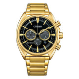 Argos Citizen Men's Eco-Drive Gold Tone Stainless Steel Watch- Buy online at McGrocer