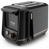 Tefal wide slot 2 slice toaster black - British product