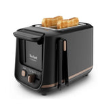 Tefal wide slot 2 slice toaster black - British product