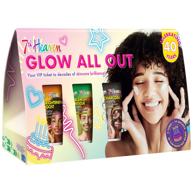 7th Heaven Ultimate Glow Face Mask Gift Set, UK version
