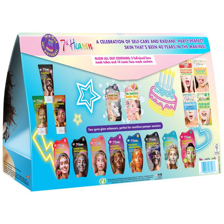 7th Heaven Ultimate Glow Face Mask Gift Set, UK version
