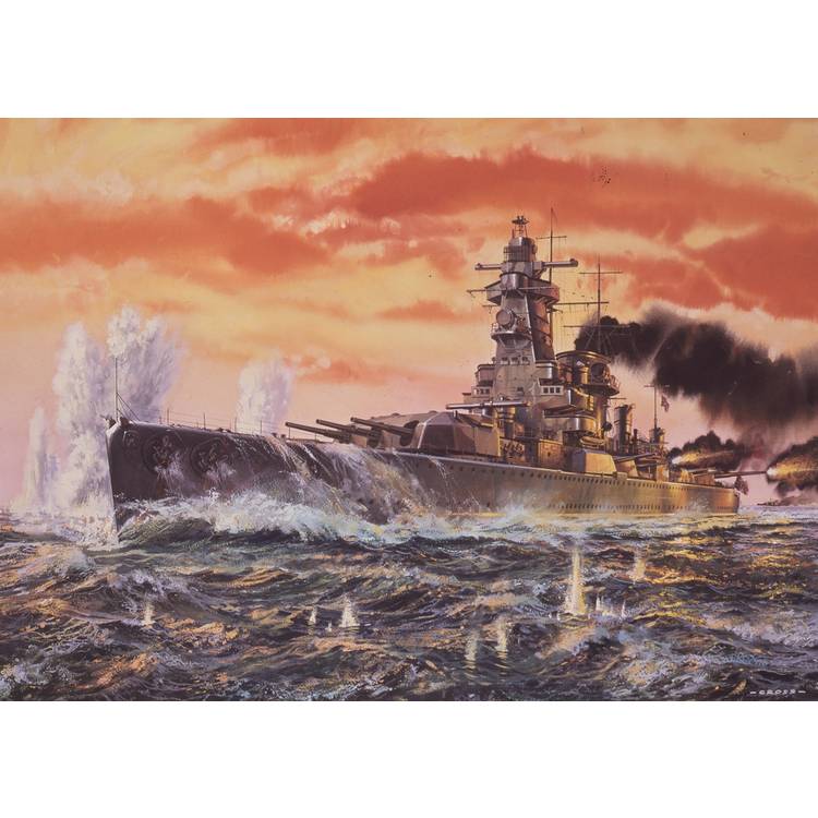 Airfix puzzle Admiral Graf Spee 1000 pieces - British product