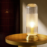 Argos Home Perses cut glass touch table lamp brass - British product