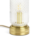 Argos Home Perses cut glass touch table lamp brass - British product