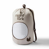 Night Lark coverless seersucker duvet set single - British product