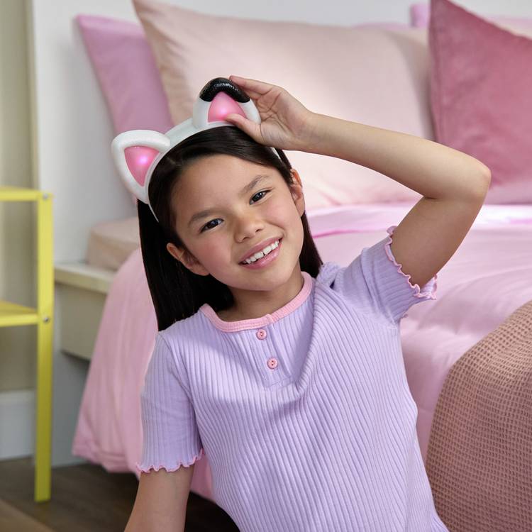 Gabby's Dollhouse Movie Meow-mazing interactive ears headband, imported from the UK
