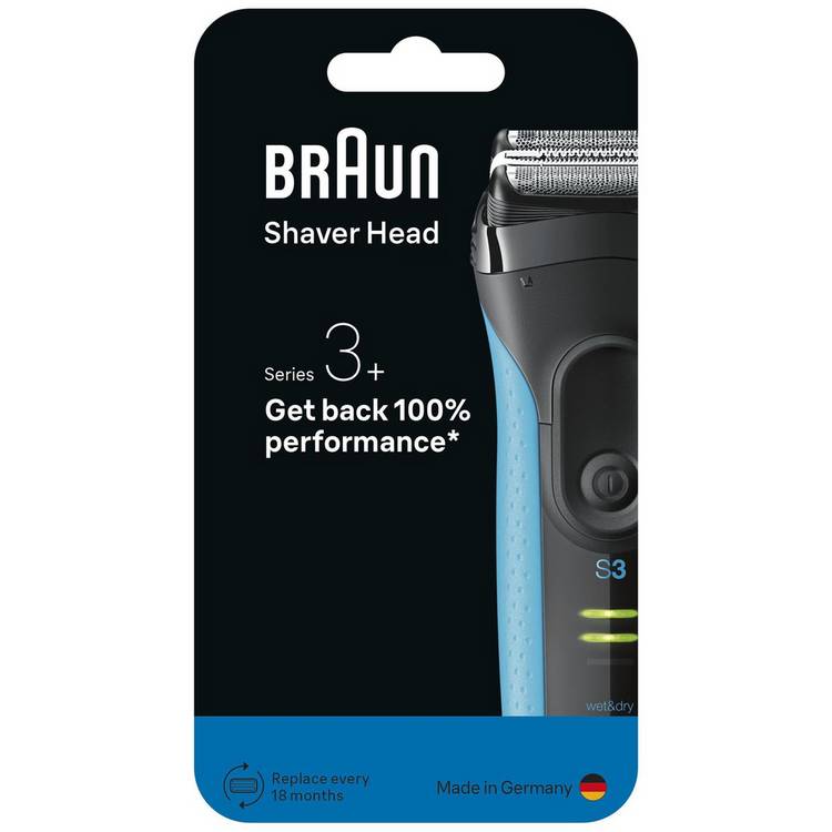 Braun Series 3+ shaver head replacement, UK version