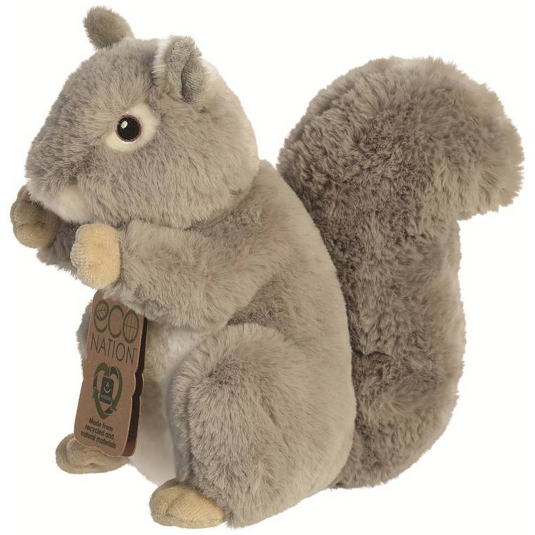 Aurora Eco Nation squirrel soft toy 20cm, UK version