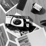 Praktica disposable camera black and white 35mm film pack of 2 - British product