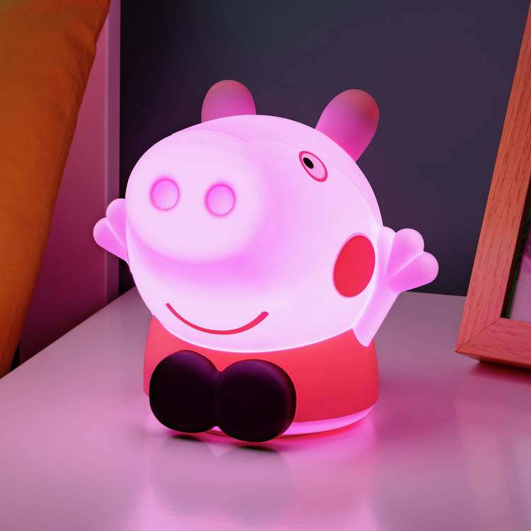 Peppa Pig silicone LED night light pink (British brand)