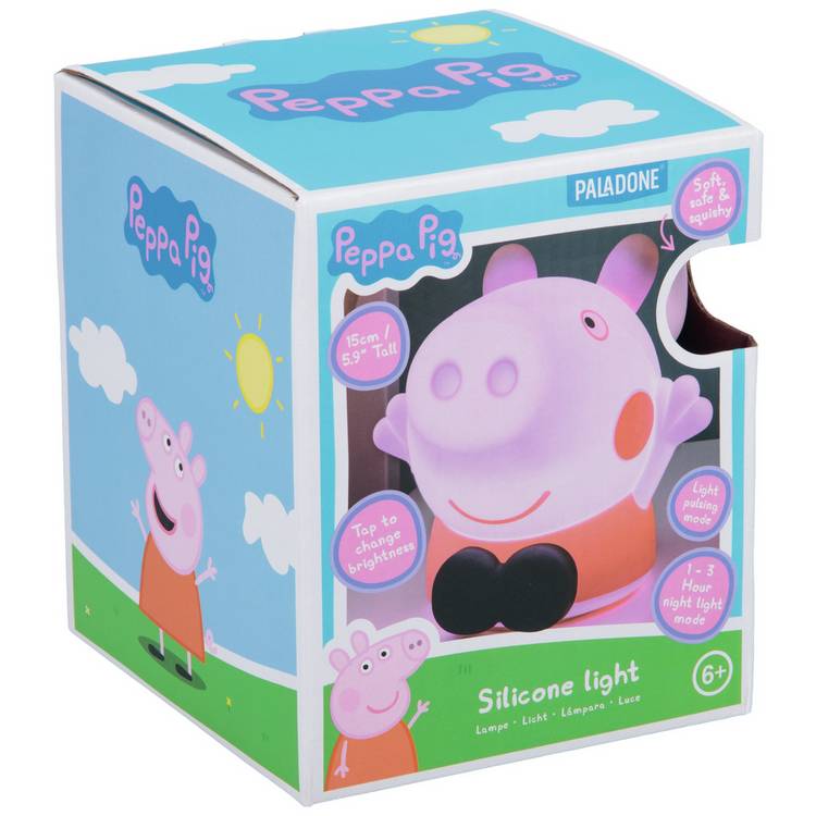 Peppa Pig silicone LED night light pink (British brand)