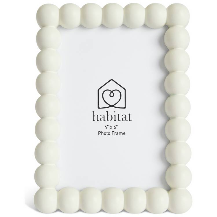 Habitat bobble natural picture frame 4x6 inch, imported from the UK