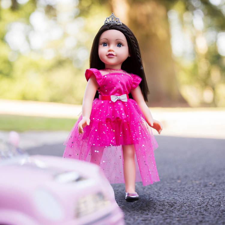 DesignAfriend Eva Prom Princess doll 18 inch, UK version