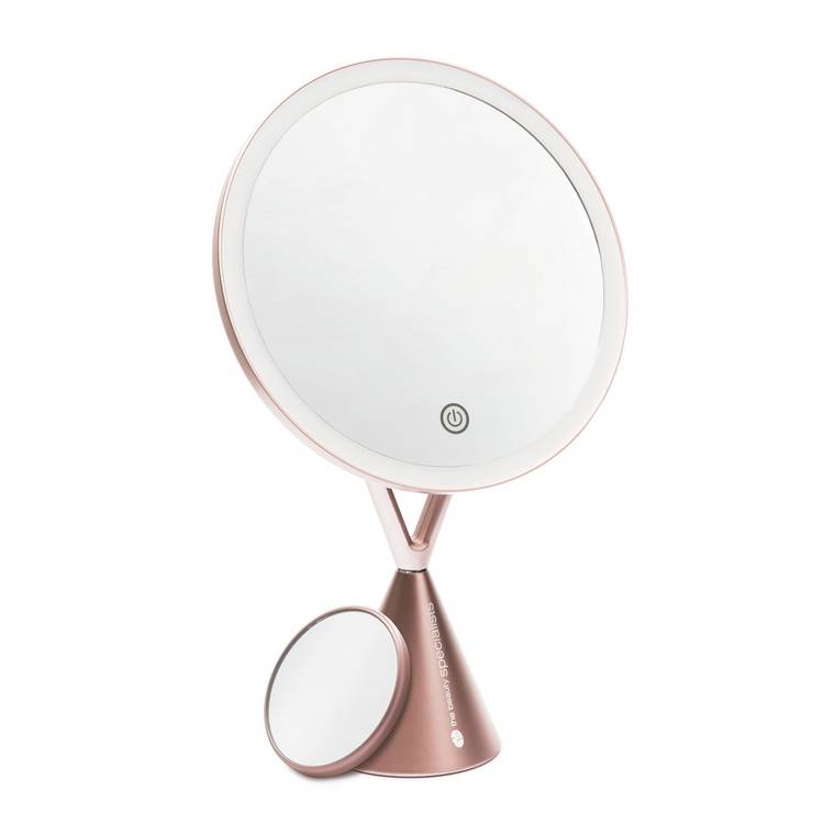Rio HD illuminated makeup mirror 21cm, imported from the UK