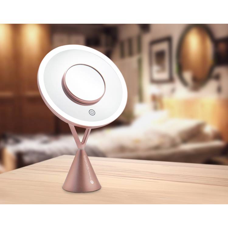 Rio HD illuminated makeup mirror 21cm, imported from the UK