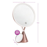 Rio HD illuminated makeup mirror 21cm, imported from the UK