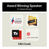 LG xboom Bounce portable Bluetooth speaker black, UK version