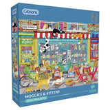 Gibsons Moggies and Kittens 1000pc jigsaw - British product