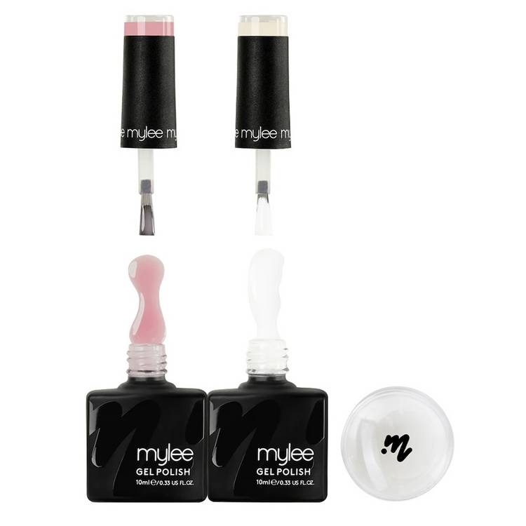 Mylee French Me Nail Art Set with gel polish and stamp tool - British product