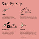 Mylee French Me Nail Art Set with gel polish and stamp tool - British product