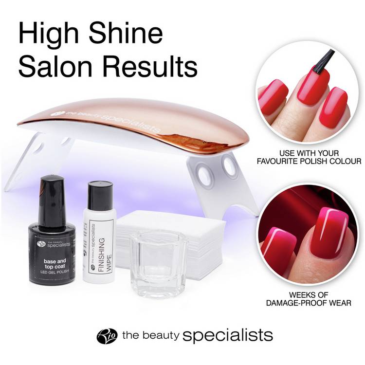 Rio gel nail polish set with lamp, imported from the UK