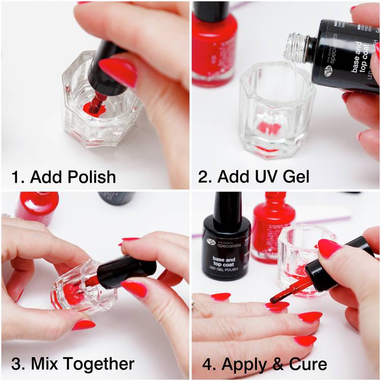 Rio gel nail polish set with lamp, imported from the UK