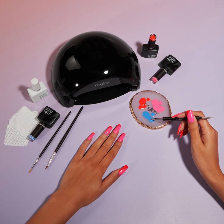 Mylee gel nail kit complete set with LED lamp - British product