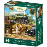 Kidicraft 1000 piece puzzle nostalgic train scene, imported from the UK