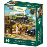 Kidicraft 1000 piece puzzle nostalgic train scene, imported from the UK